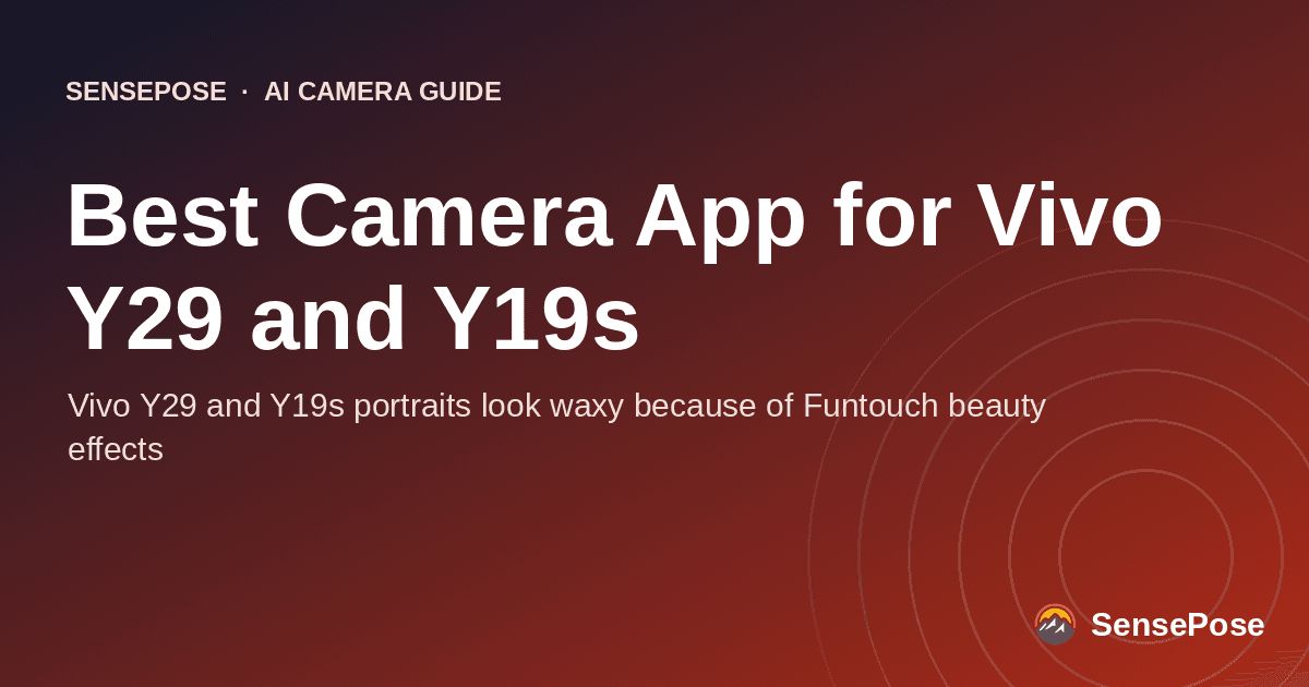 Typographic cover: Best Camera App for Vivo Y29 and Y19s