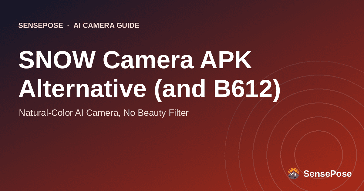 Typographic cover: SNOW Camera APK Alternative (and B612)
