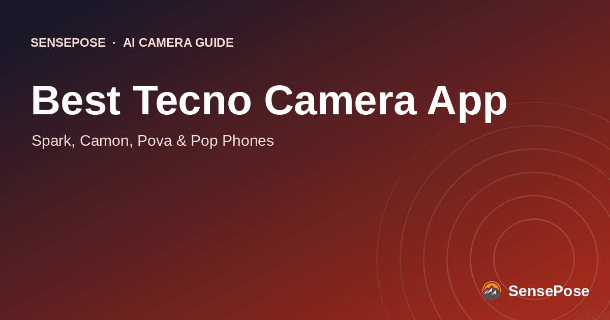 Typographic cover: Best Tecno Camera App